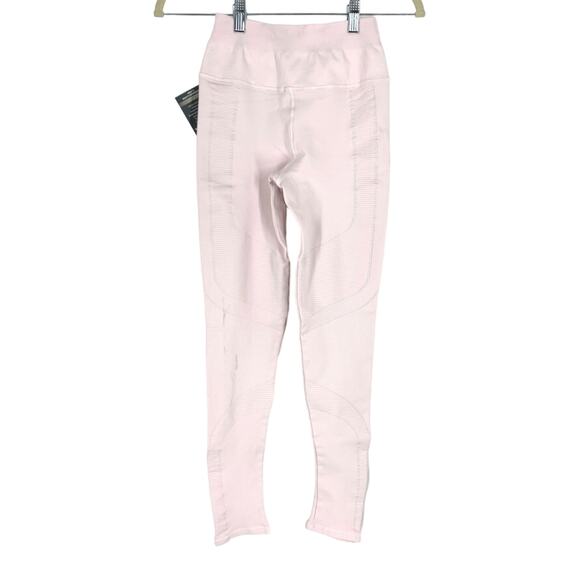 NUX Yoga Workout Leggings Light Pink Women's Size Small - Picture 2 of 8